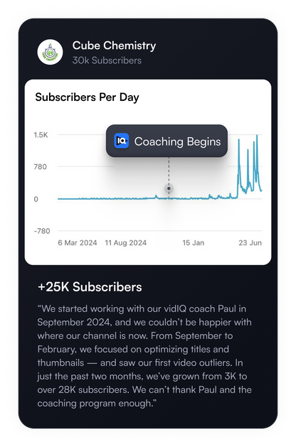 YouTube Coaching - 1st Month Offer